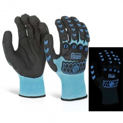 Glovezilla GZ66 Glow In The Dark Foam Nitrile Glove